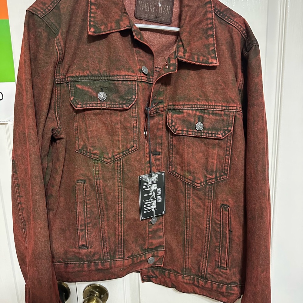 Red Denim Jacket